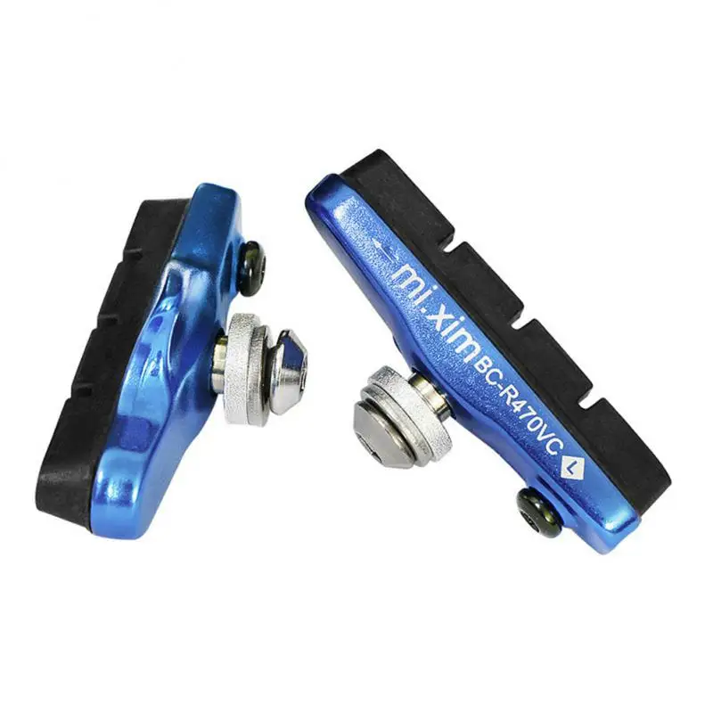 

1 Pair Durable Bicycle Silent Brake Pads Cycling C Brake Holder Pads Shoes Blocks Rubber Pad For Long-lasting Performance Good