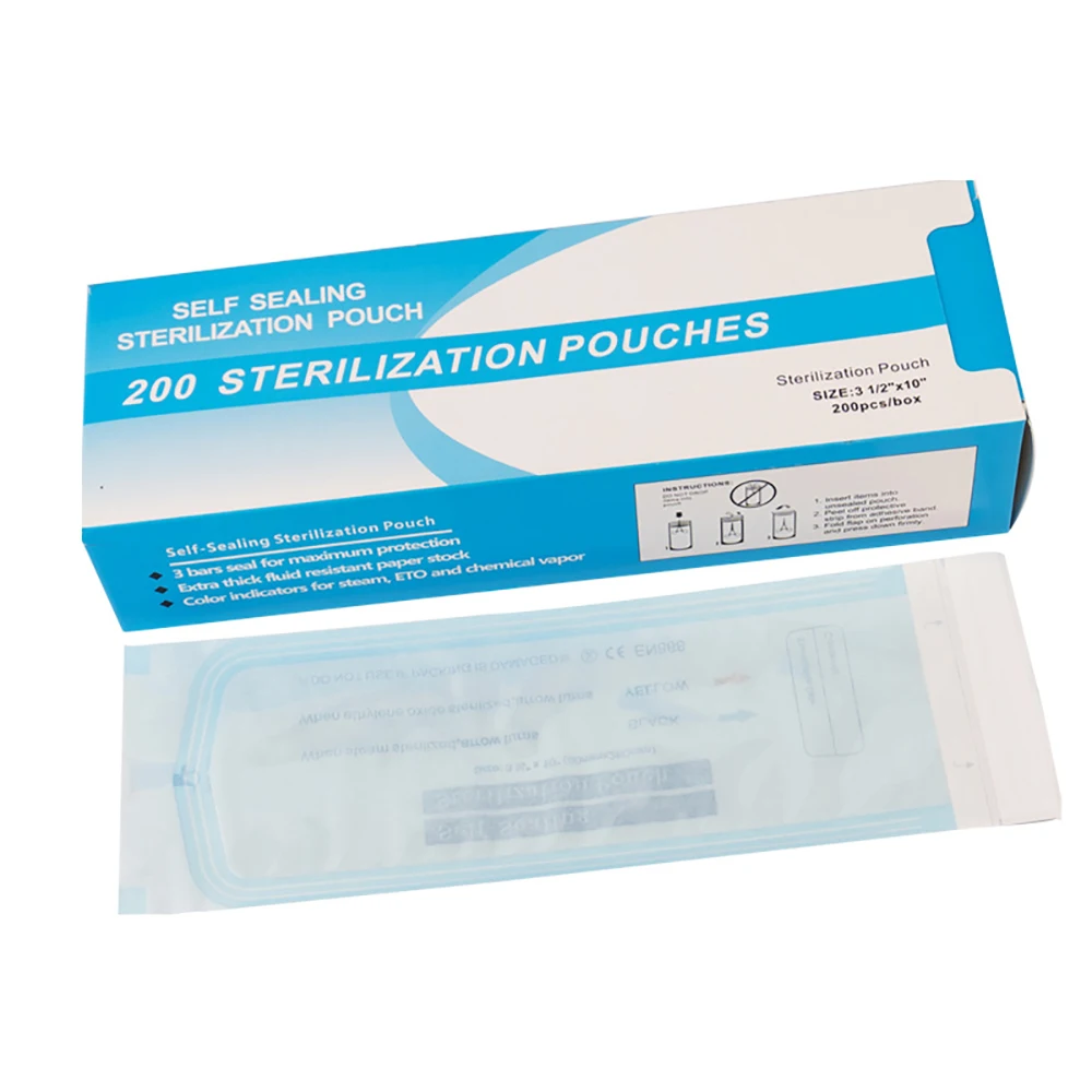 200PCS Professional Dental Self -sealing Sterilization Bag Self -adhesive Punch Disinfection Oral Sealing Disposable Packaging (art.: 3920bfa7df960) - 3920bfa7df960