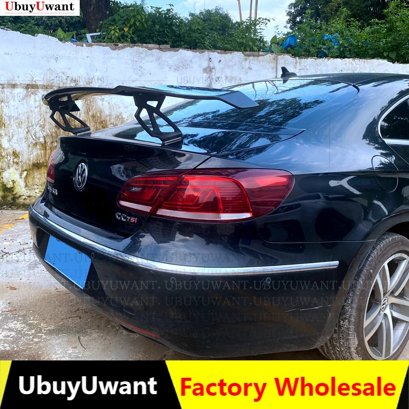

For VW CC 2011-2020 Volkswagen ARTEON CC ABS Plastic Primer Color Exterior GTS-V Style Car Rear Tail Wing Trunk Lip Spoiler