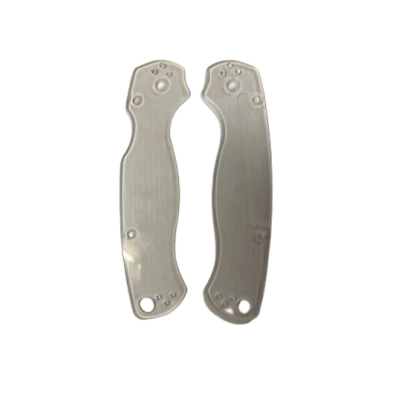 

1 пара прозрачных акриловых складных ножей с ручкой, патчи для Spyderco C81 пара-2 военизированного типа 2, запасные части для самостоятельного изготовления