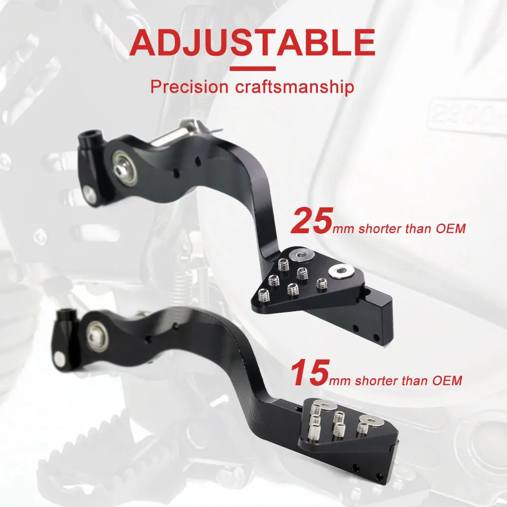Алюминиевая мотоциклетная педаль для Suzuki DR650 1996-2021 2022 2023 DR 650 регулируемая тормоза