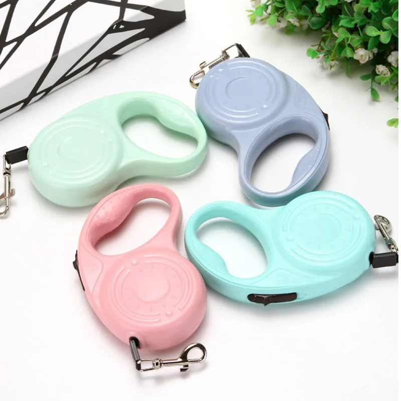 

Nylon Retractable Dog Collar 3/5m for Small Medium Large Dogs Cats Leashes Lead Dog Accessories Roulette Leash for Dogs Supplies