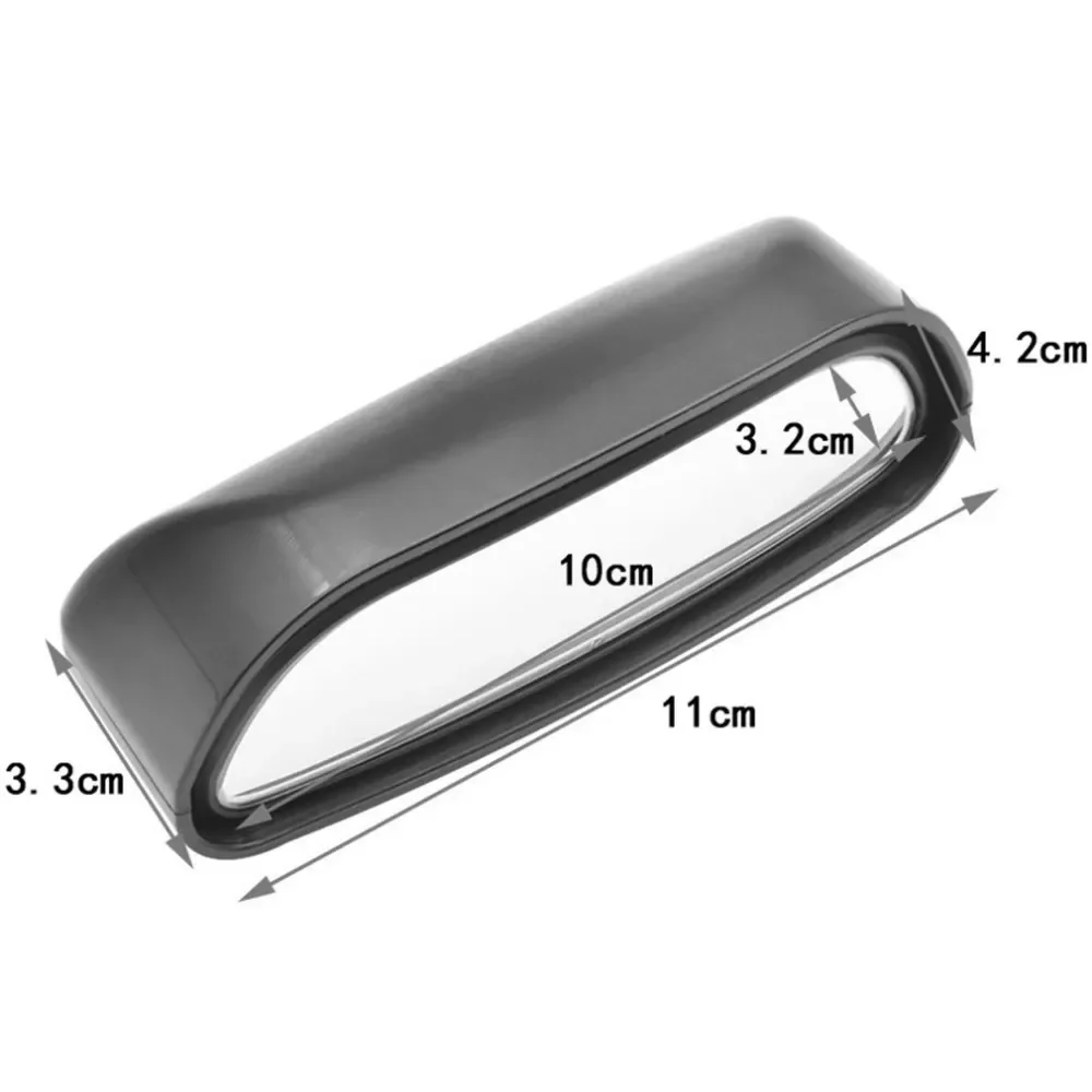 

New 1 Pcs Mini Rearview Car Mirror Assitant Wide Angle Trapezoid Blind Spot Side Rear View Mirror Auto Accessories for parking