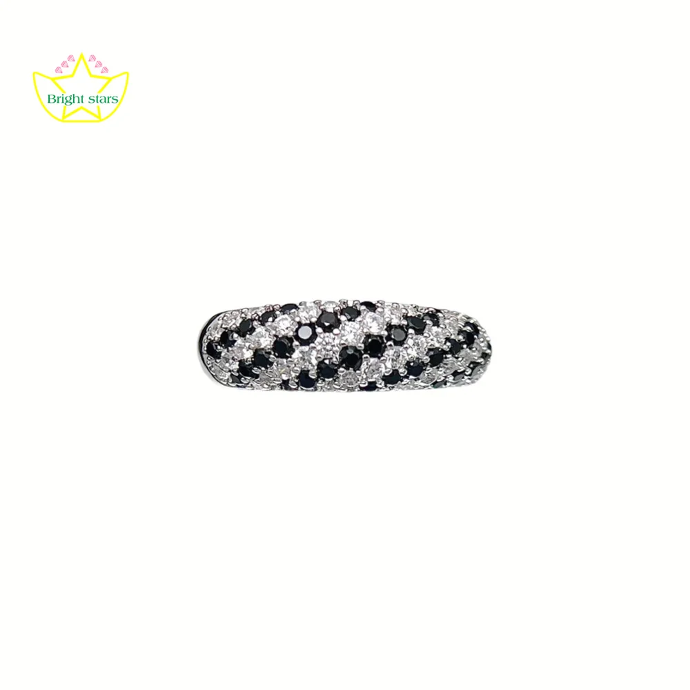 Яркие звезды стерлинговое серебро S925 индивидуальное супер крутое темное кольцо