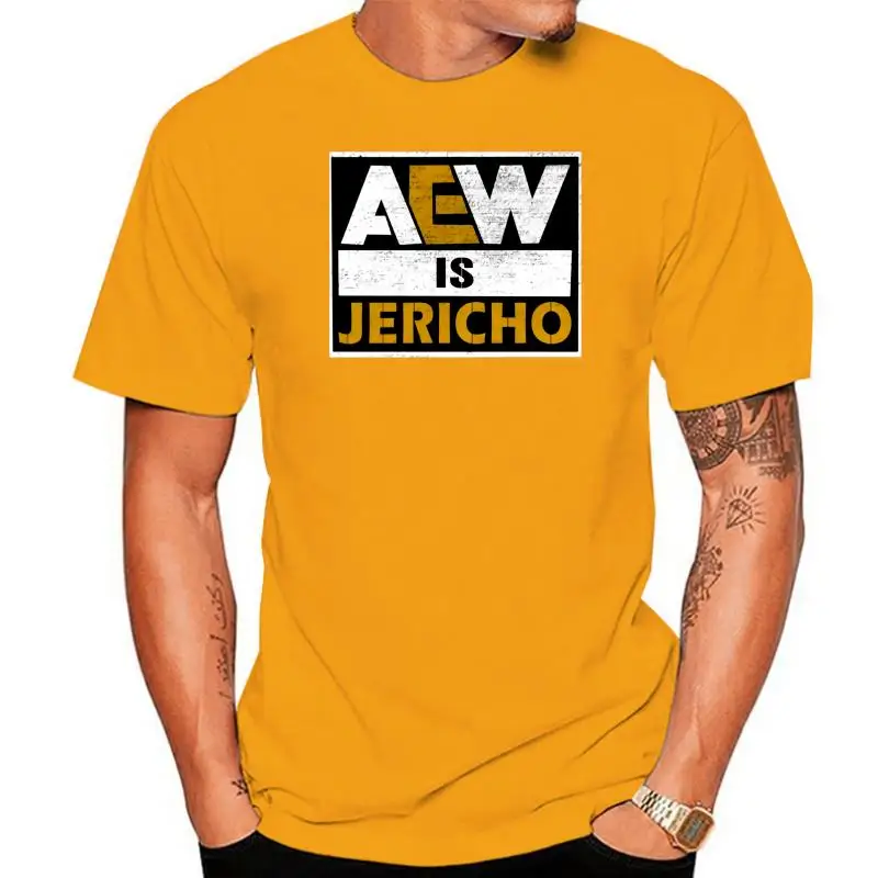 

Aew Is Jericho Black Navy T-Shirt Mens Women S 3Xl Adults Casual Tee Shirt