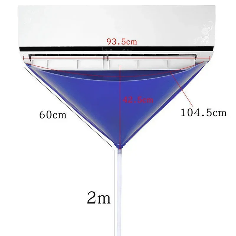 8 шт. водонепроницаемые чехлы для чистки кондиционера из ПВХ