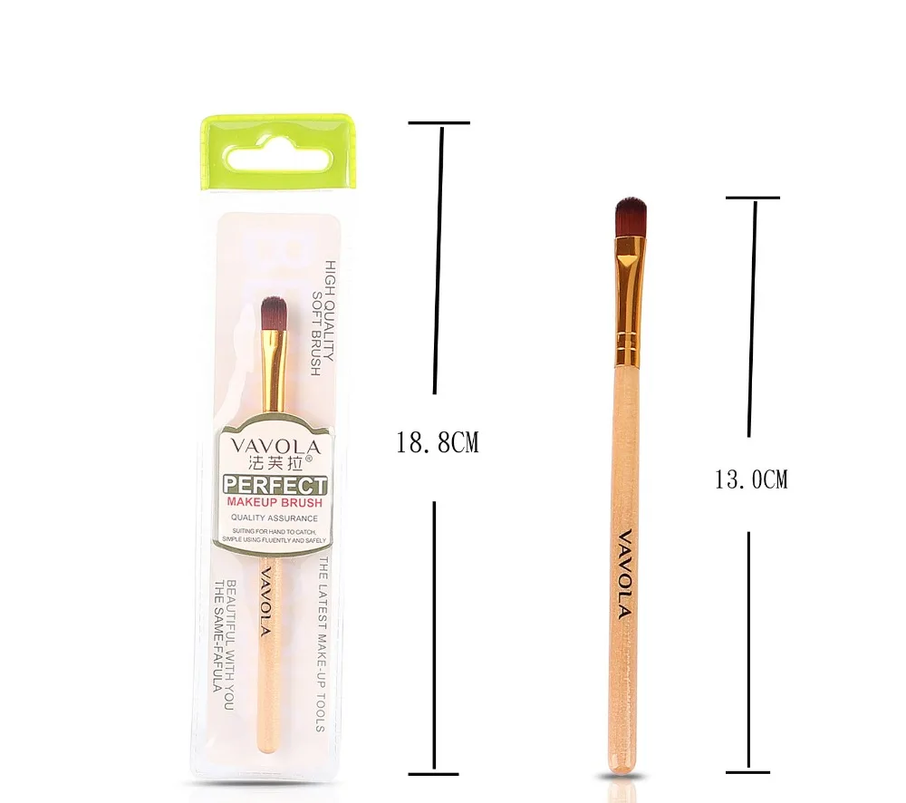 Vavola Single Wooden Handle Eyeshadow Brush Portable Eyeshadow Makeup Brush Smudge (art.: 3920caf7ef8a7) - 3920caf7ef8a7