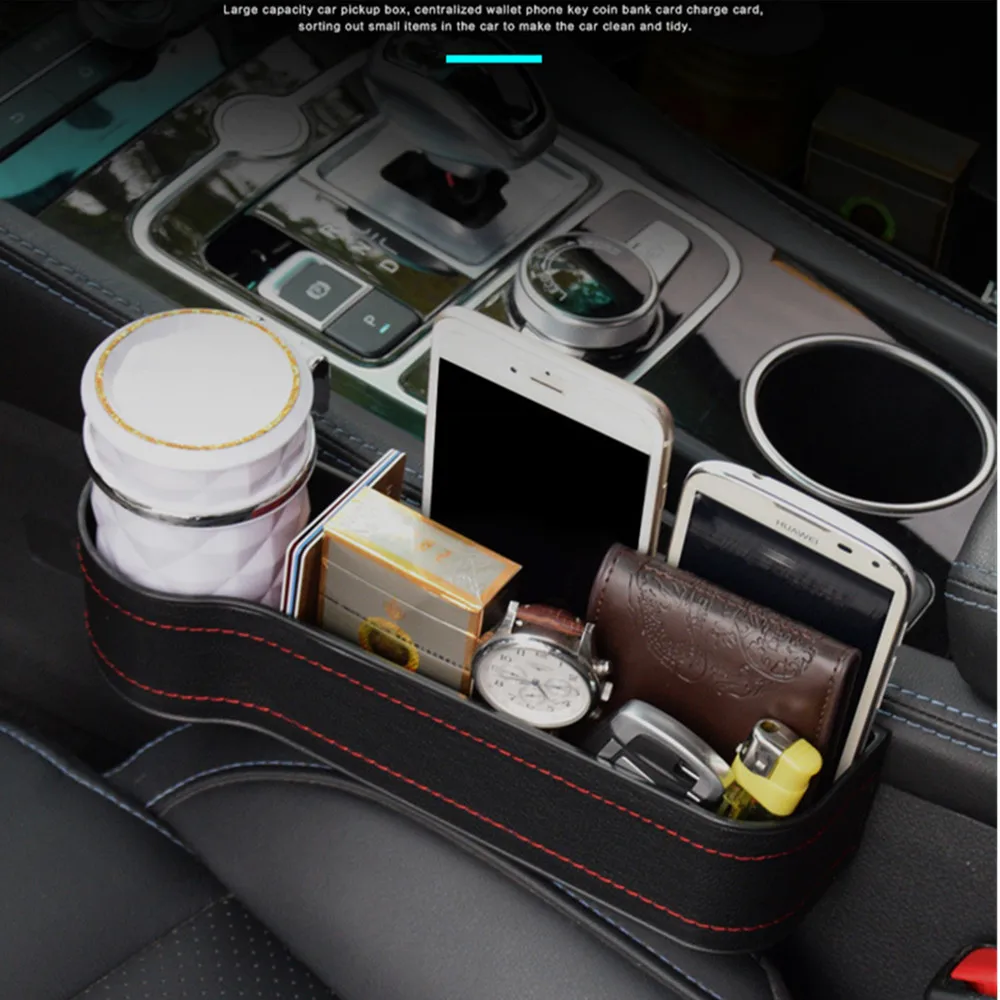 

Seat Slit Gap Box For JEEP Wrangler Sahara Commander Cherokee Compass Renegade Grand Cherokee WK Car Seat Crevice Storage Box
