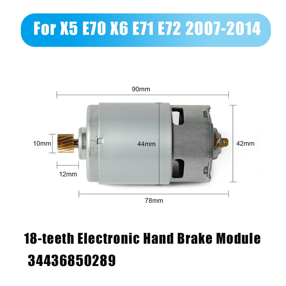

18-Teeth Parking Electronic Hand Brake Actuator Handbrake Module Motor 34436850289 for BMW X5 E70 X6 E71 E72 2007-2014