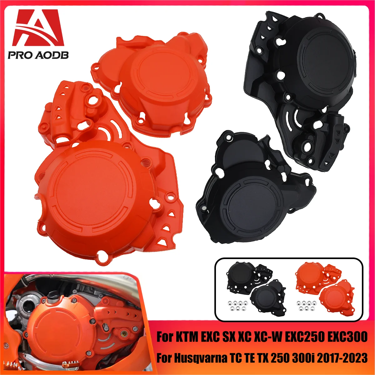 Защитная крышка сцепления мотоцикла защита зажигания для Husqvarna TC250 TE250 TE300 2020-2023 KTM