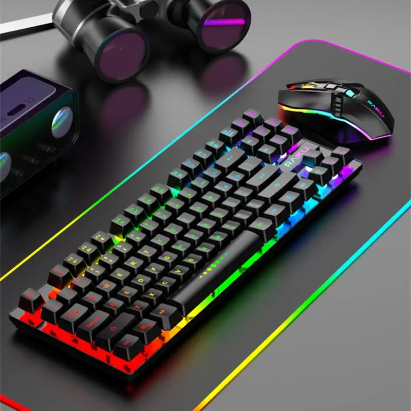 

Kingston HyperX Alloy Origins Core Gaming Keyboard Aqua Switch Red Switch RGB Backlight ESports Mechanical Keyboard For Desktop