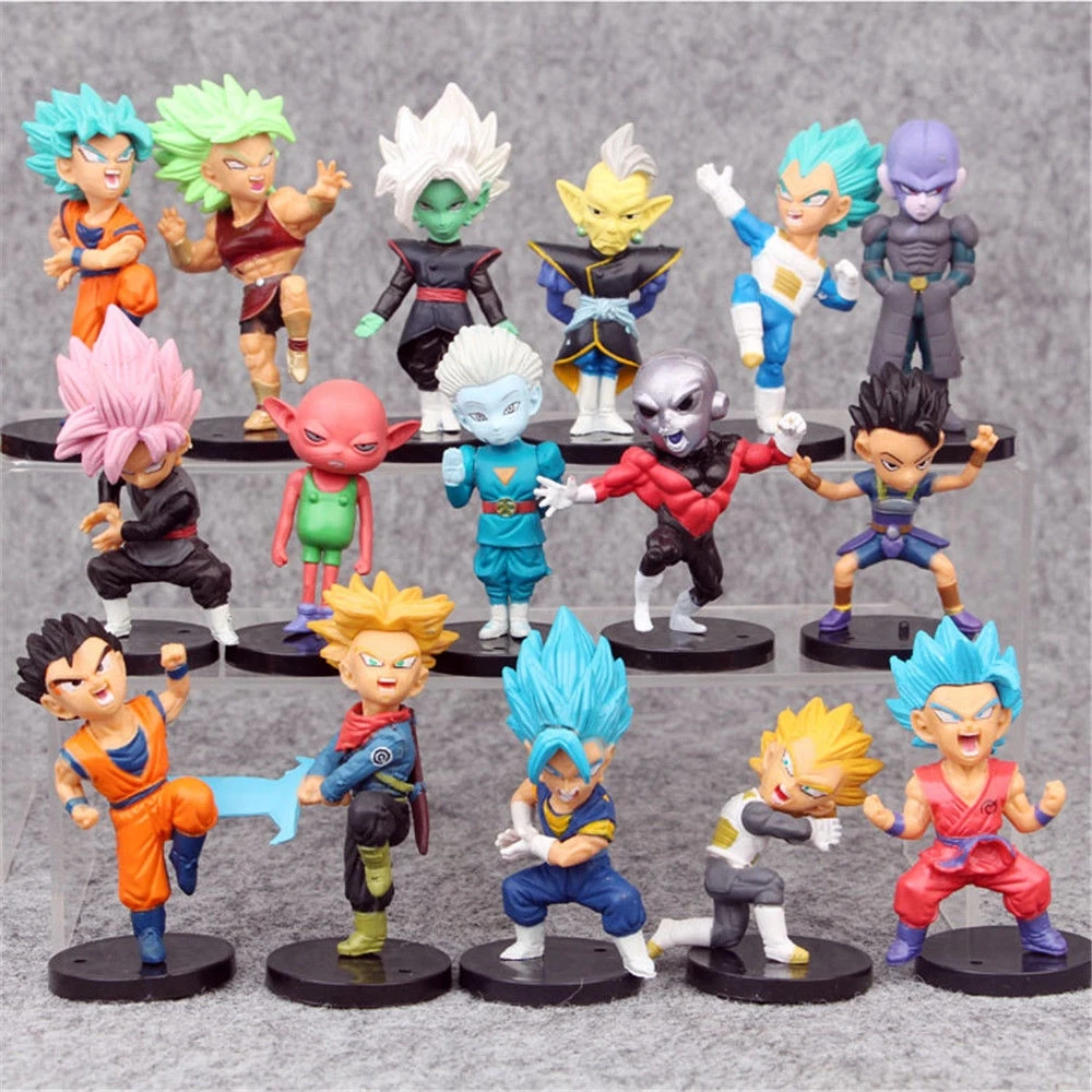 Dragon Ball Z Son Goku Vegeta Action Mini Figure Super Saiyan Figura Kids Gift Figurine Toys