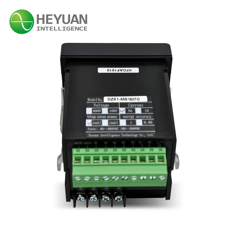 

MS1UI7C RS485 LCD Display Panel Digital Electric Voltage Amp Meter