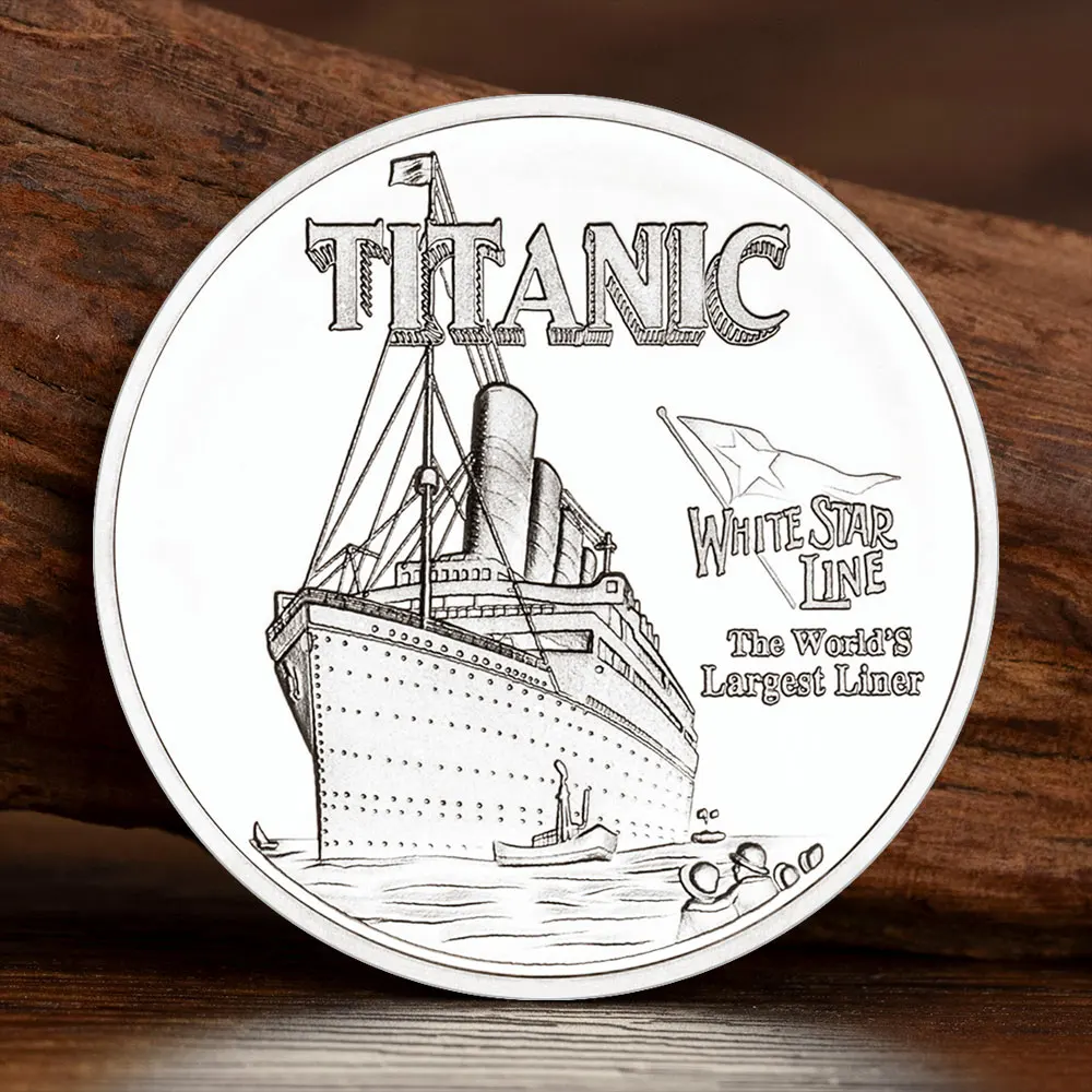 

Серебрянная коллекционная монета "Титаник"