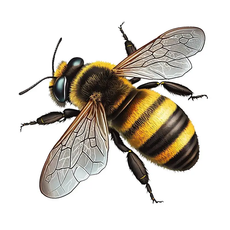 

Стикер на стену "Подсолнух и пчела"