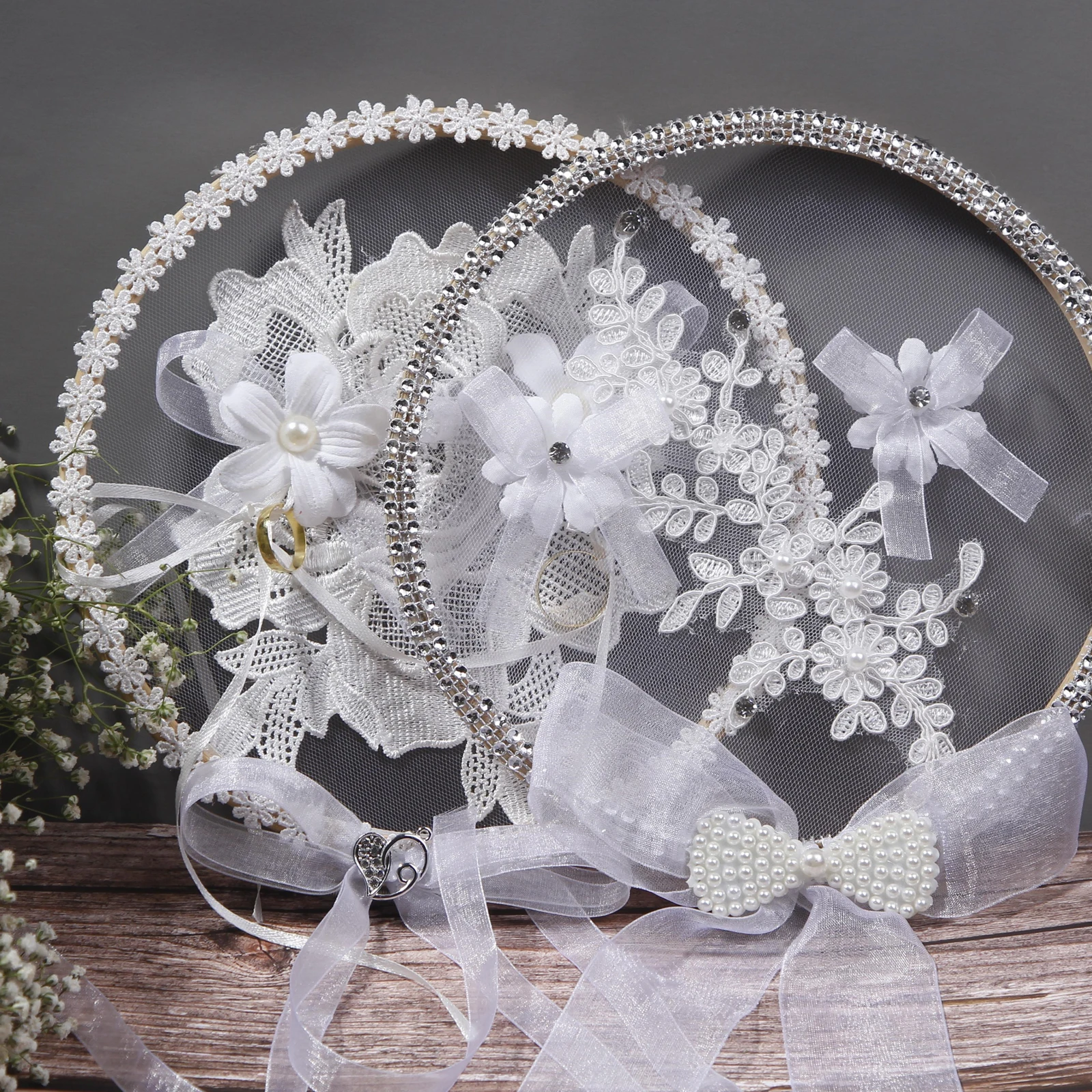 

Бамбуковая подушка с бантом, Оригинальные качественные свадебные принадлежности ручной работы