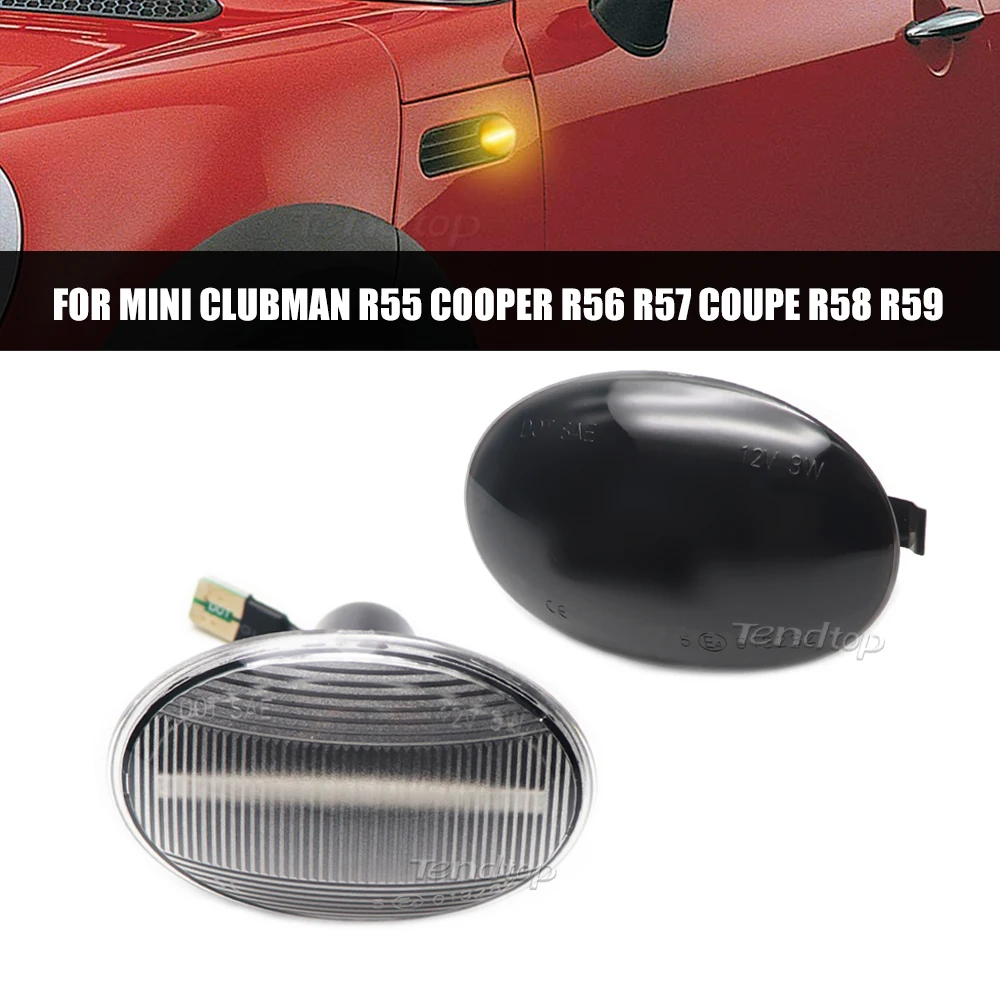 

2 шт., автомобильный боковой ретранслятор для BMW MINI Cooper R55 R56 R57 R58 R59