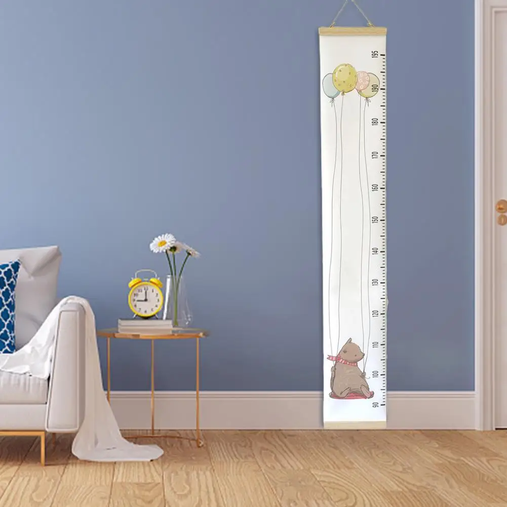 

Simple Hanging Ruler Ornamental Cloth Baby Growth Ruler Bedroom Measure Hanging Ruler for Children Baby Height Ruler