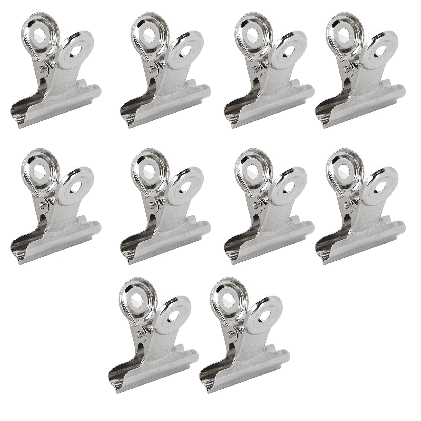 

10pcs Nail Pinching Clip Metal Nail Extension Clip Nail Art Tool Accessories for Fiberglass Fixation