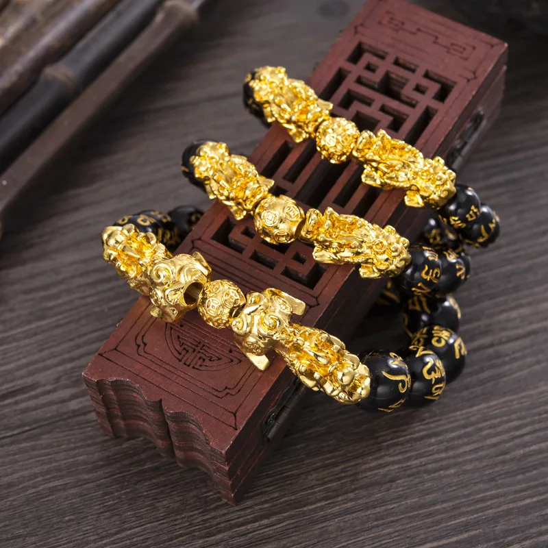 2022 богатство и удачи китайский браслет фэншуй пиксиу мужские женские браслеты