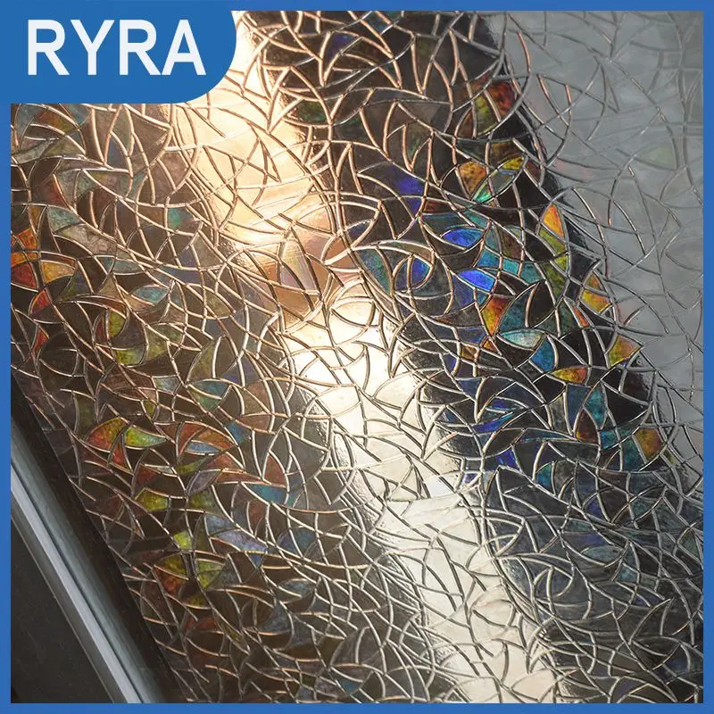 

Наклейка на окно с эффектом радуги, самоклеящаяся