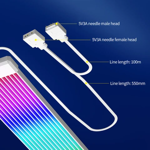 RGB подсветка для кабелей WYMECT