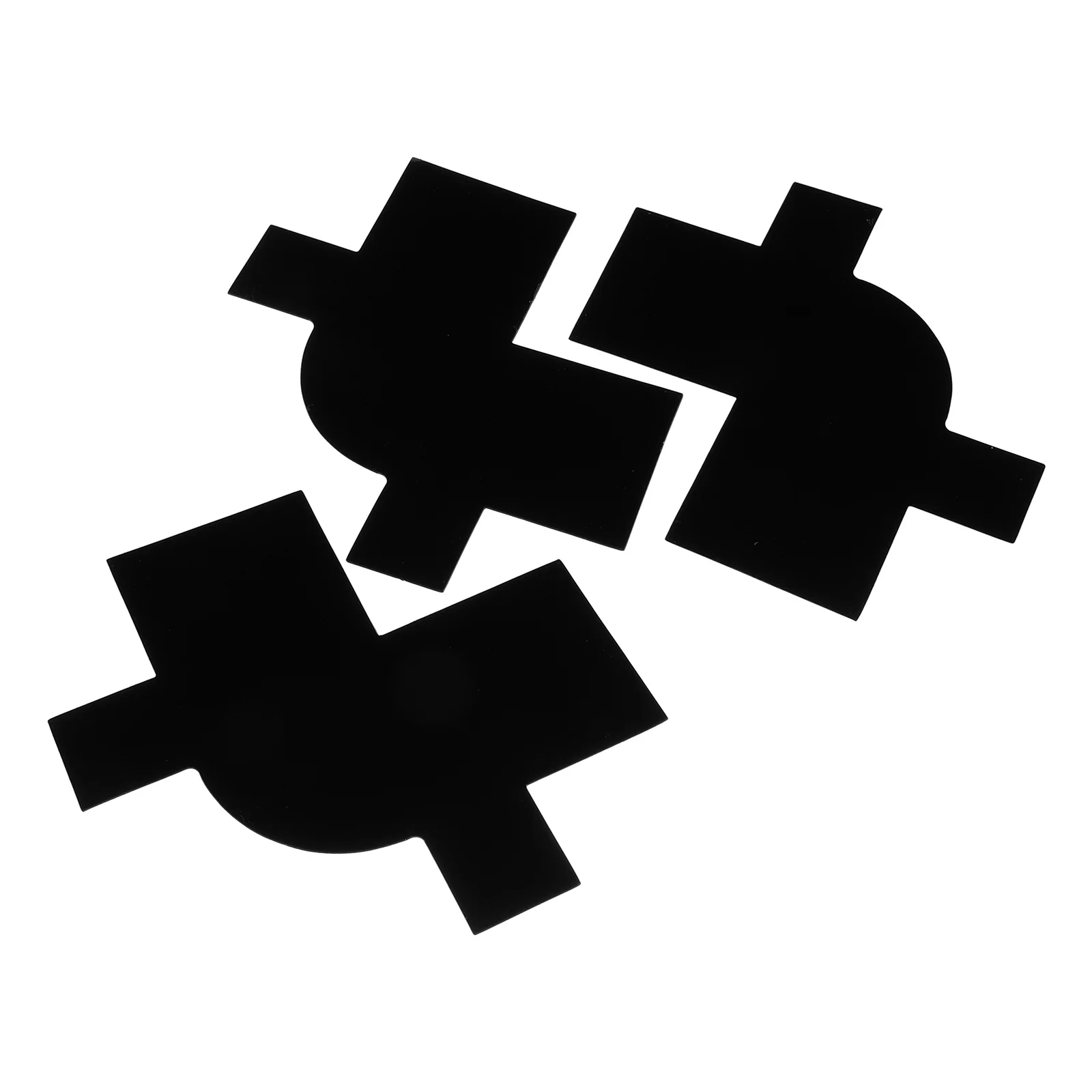 3 шт. шаблон для стрижки направляющая бороды перегородка линии волос бусины