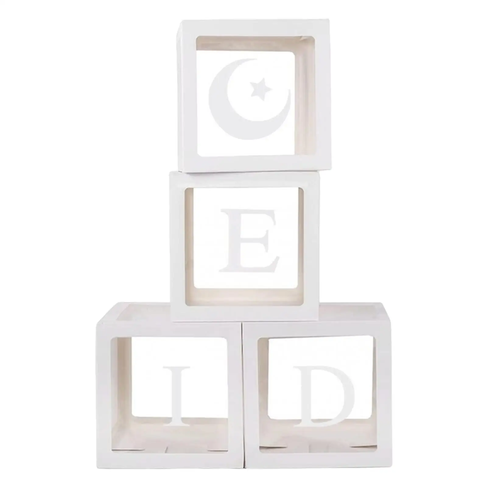 

4x Clear Eid Ramadan Party for Holiday Birthday Gift