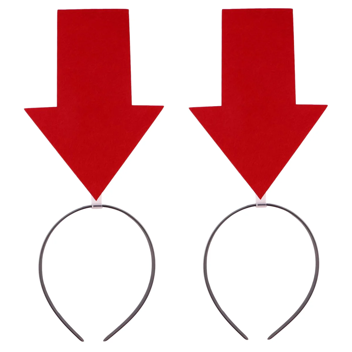 

2 Pcs Arrow Headband Hair With Arrowhead Accessories Girls Funny Shape Headdress Cloth Fashion Miss Outfit