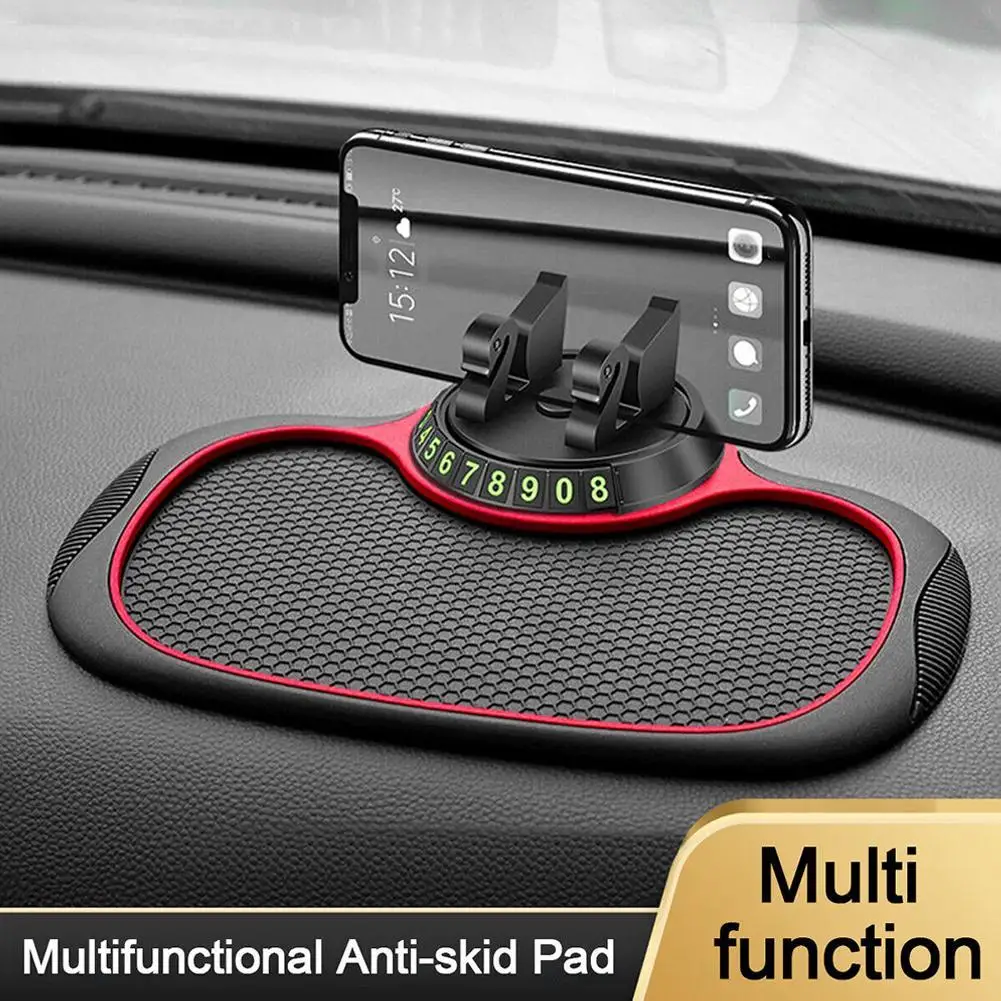 

Multi-Functional Car Anti-Slip Mat Auto Phone Holder Non Slip Sticky Anti Slide Dash Phone Mount Silicone Dashboard Car Pad Mat