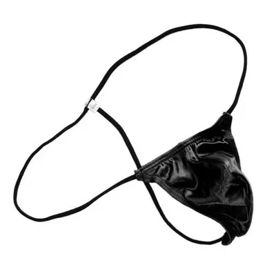 

Mens Thong Gay Underwear Bikini Penis Pouch G-strings Soft and Shiny U Convex Low Waist Sexy Sissy Thongs Man Jockstrap