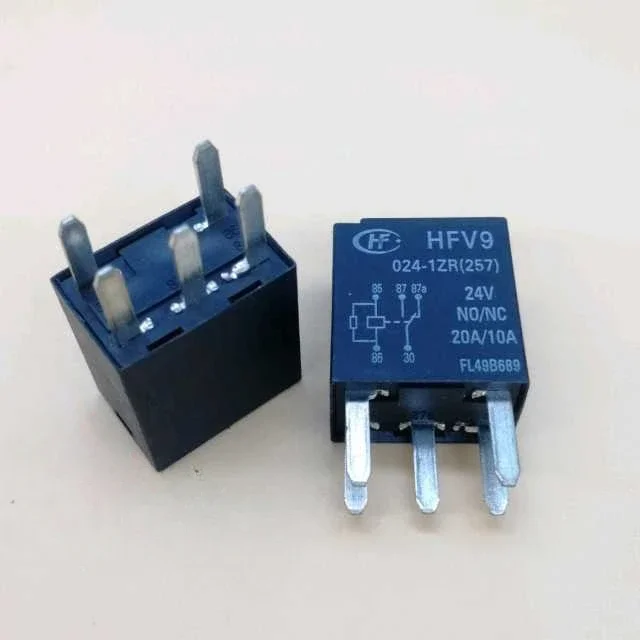 1 шт./партия автомобильное реле HFV9 024-1ZR 24 в пост. Тока 20 А 5 контактов