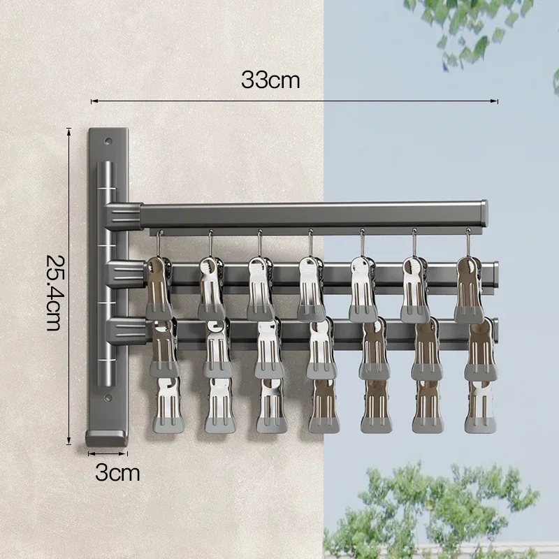 

Складная сушилка для белья из алюминия