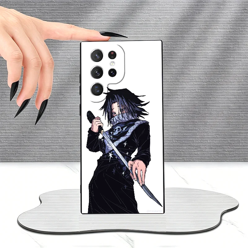 Мягкий чехол для телефона Samsung Galaxy S24 S25 S26 Ultra Hunter X-Hunters Feitan Portor S23 S22 Plus S21 FE S20 + Edge, черный, размер S (art.: 3920dba5a99bc) - 3920dba5a99bc