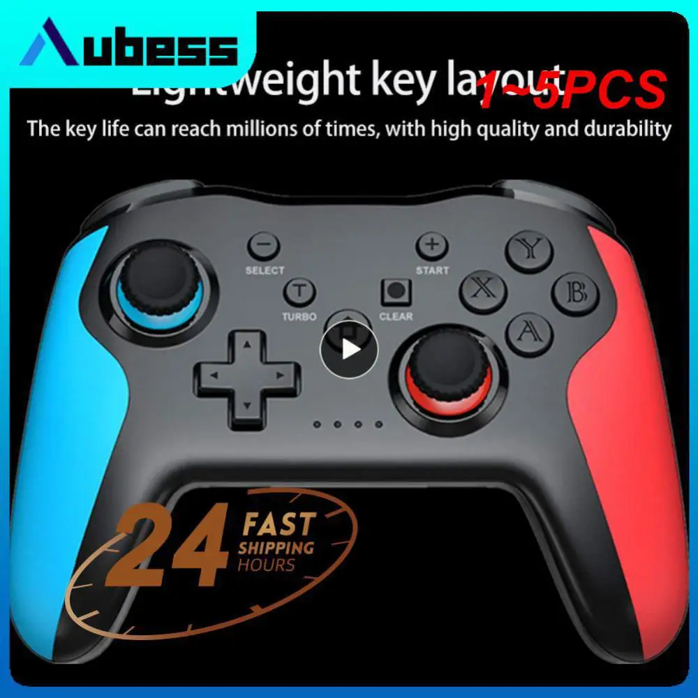 

1~5PCS Wireless Controller BT For Switch PC PS3 Joystick Gamepad NFC Professional Lag-Free Gamepad