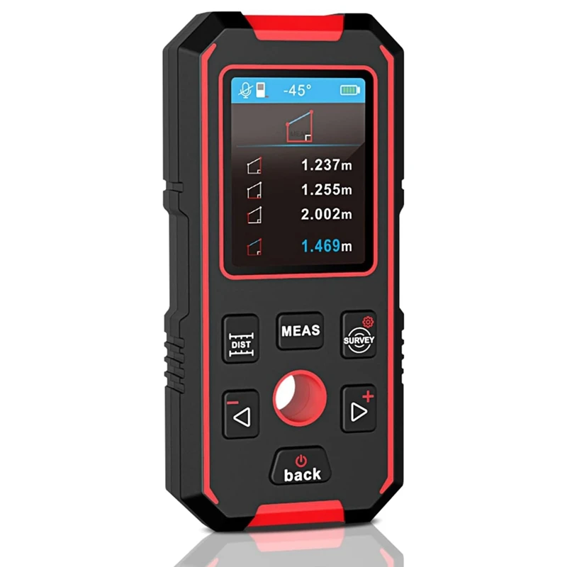 

Stud Finder High Quality With 196Ft Laser Distance Measure, 3 In 1 Electronic Wall Scanner Sensor With ±0.1° Digital Level