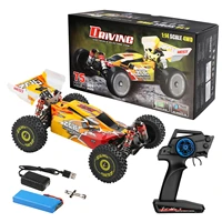114 fast rc car toy for boys trucks toy with 2845 4300kv brushless motor rubber tires electric vehicle toy with metal chassis
