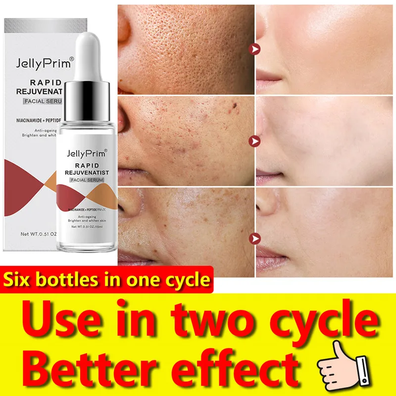 

Whitening Pore Shrinking Collagen Face Essence Skin Care Get Rid of Dark Spots Glowing Niacinamide Hyaluronic Acid Facial Serum