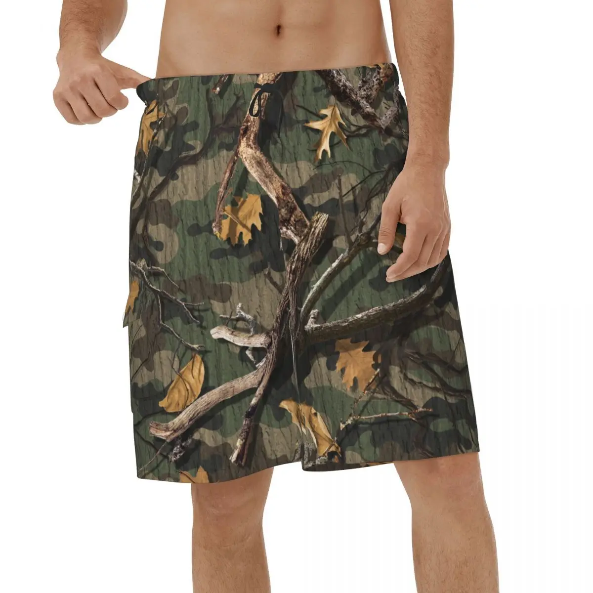 

Casual Shorts Camouflage Camo Quick Dry Men's Beachwear Men Swimwear
