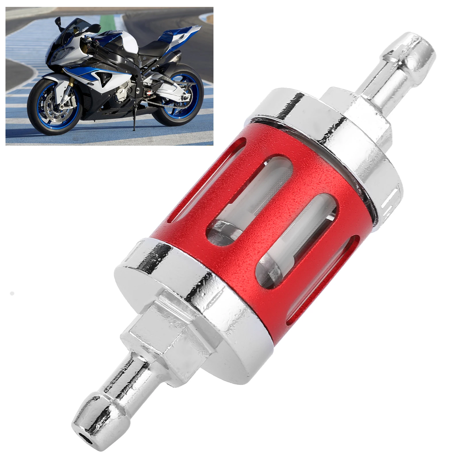 Элемент топливного фильтра Алюминиевый сплав Крышка Замена стекла для