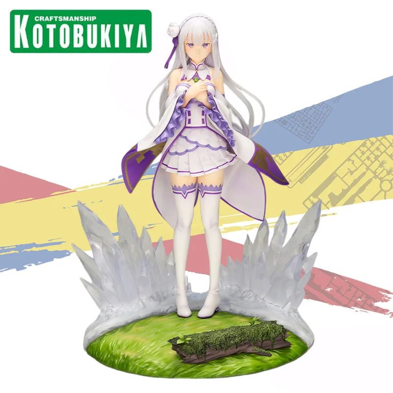 

Экшн-фигурка Kotobukiya, Оригинальная фигурка аниме «Re Life in a, в другом мире от нуля Эмилии», готовая игрушка, подарок для детей