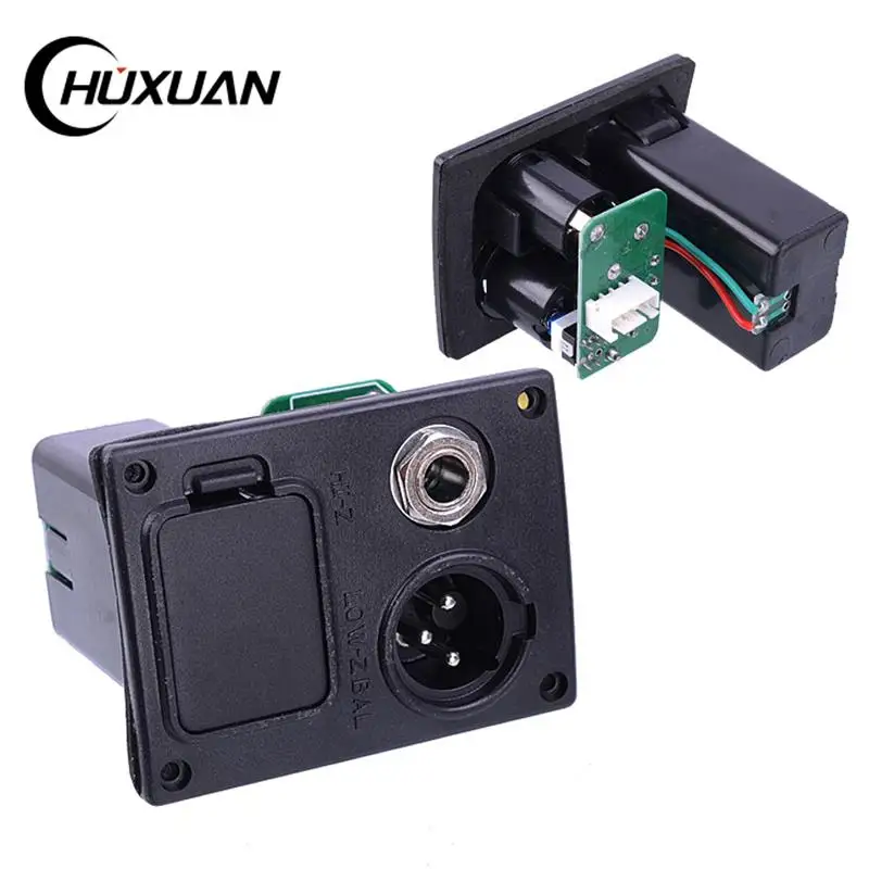 

Аккумуляторная батарея для гитары, пластиковая батарея для гитары 9 В, Сменные аксессуары для музыкальных инструментов для электрической акустической гитары