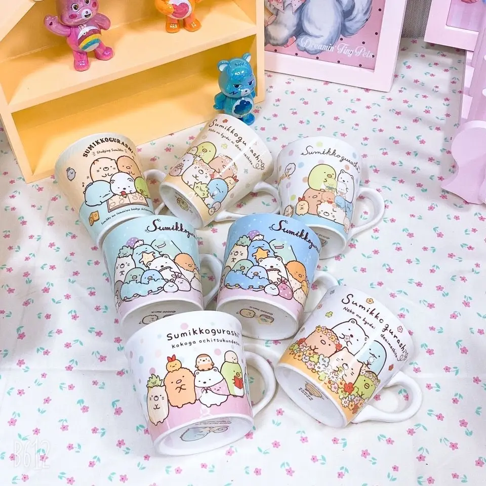 Японская Милая мультяшная маленькая керамическая кружка Sumikkogurashi с животными