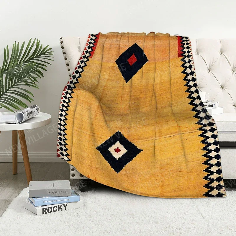 Клетчатый диван для колена одеяло теплое зимнее покрывало кровати декоративное