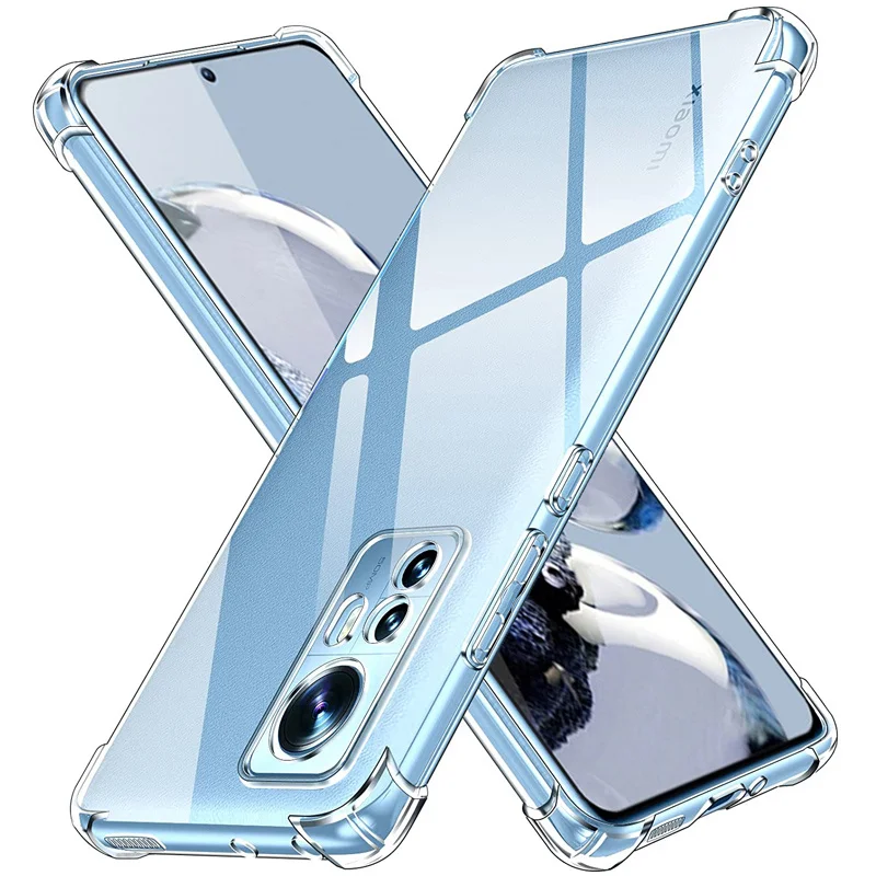 

Soft Clear Case for Xiaomi 12T Pro Phone Cases Mi-12T 12X Xiaomi 12 Lite Shockproof Silicone Cover Mi12T Xiaomi 12 T Pro Case