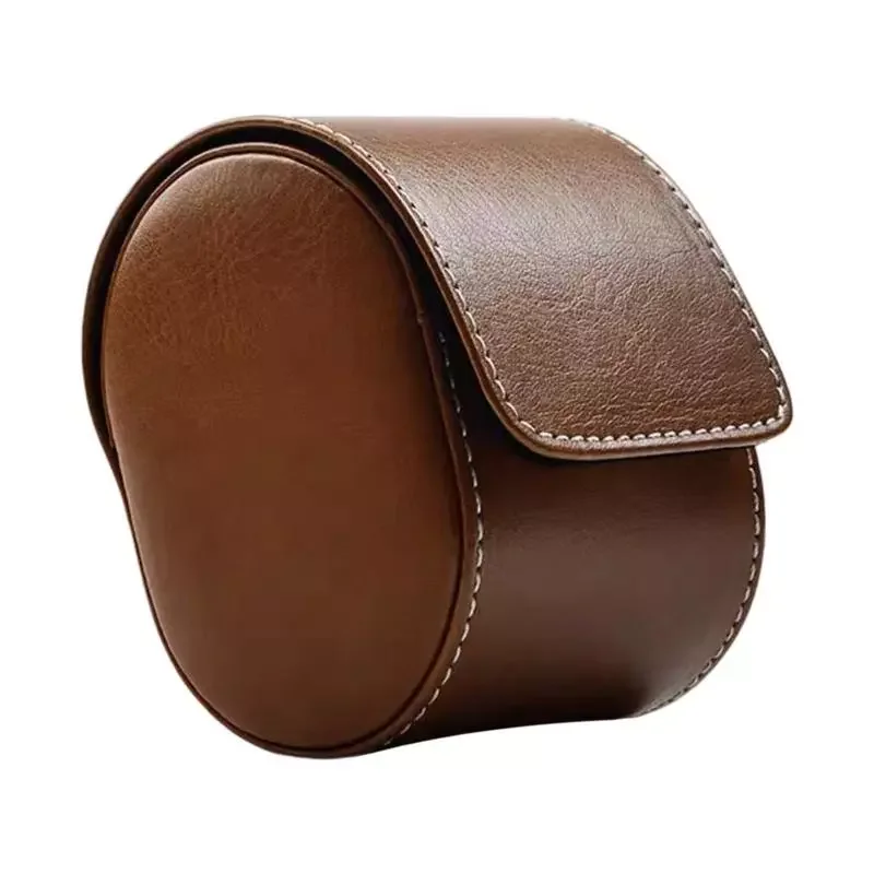 

Watch Bag PU Leather Watch Storage Boxes Easy to Carry Watch Organizer for Men Women Travel Watch Case Portable Storage