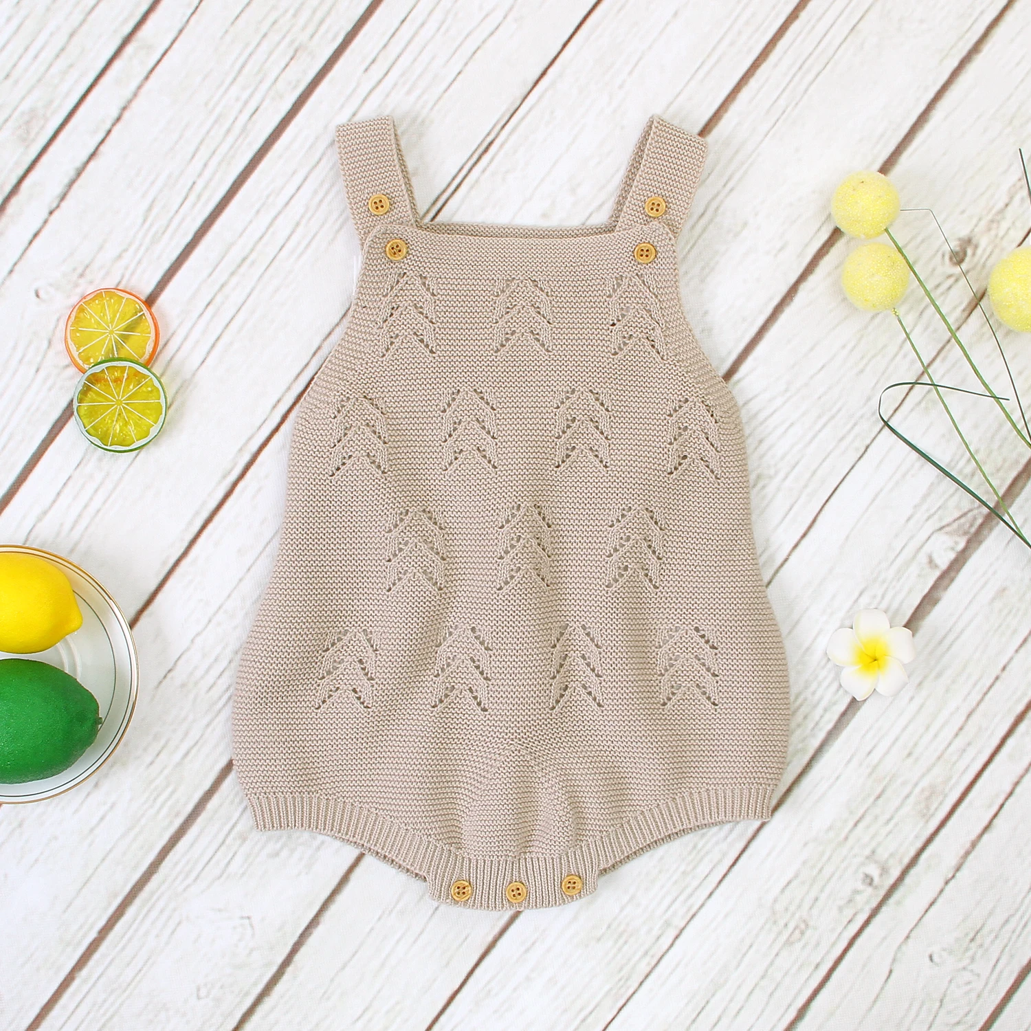 

Baby Bodysuits Clothes Fashion Solid Sleeveless Newborn Boys Girls Strap Jumpsuits Outfits One Pieces Toddler Infant Knit Onesie