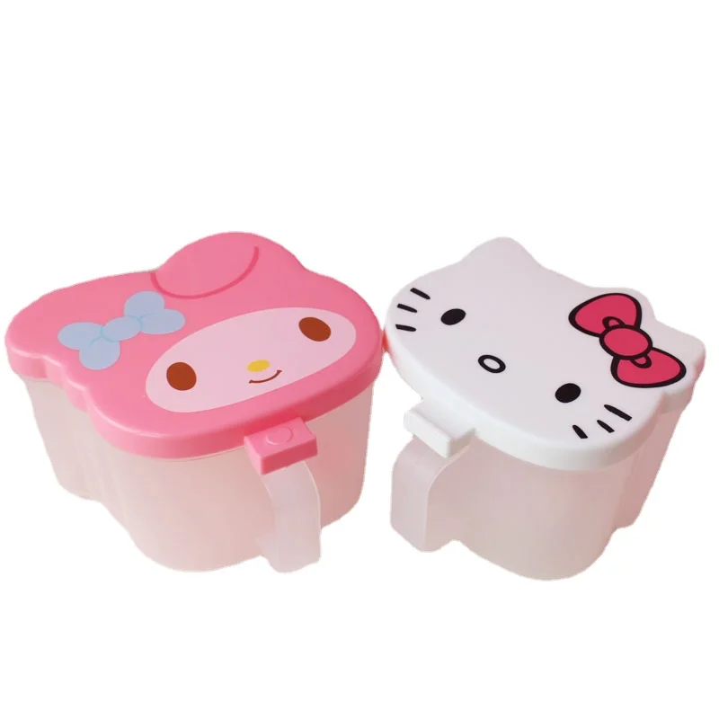 

Новинка коробка для приправ Sanrio кавайная кухня аниме Моя Мелодия Hello Kitty милый инструмент для готовки с соляной ложкой искусственный аромат ...