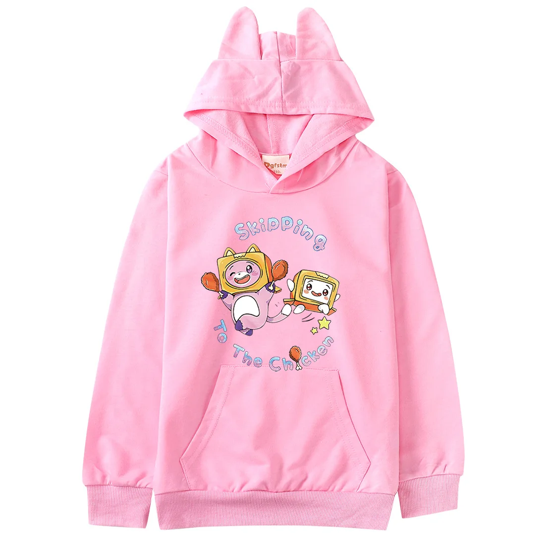 

Boys Girls Lankybox Sweatshirts For Autumn Spring Children's Print Cotton Long sleeves Tops Sweaters Kids clothes Sport Hoodies