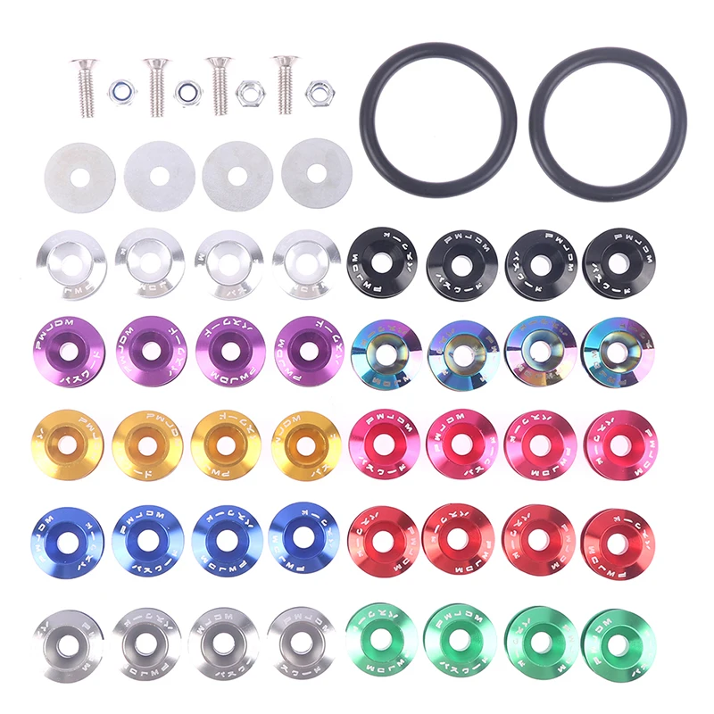 

JDM Quick Release Fasteners are ideal for Car Bumpers Trunk Fender Hatch Lids Car-styling